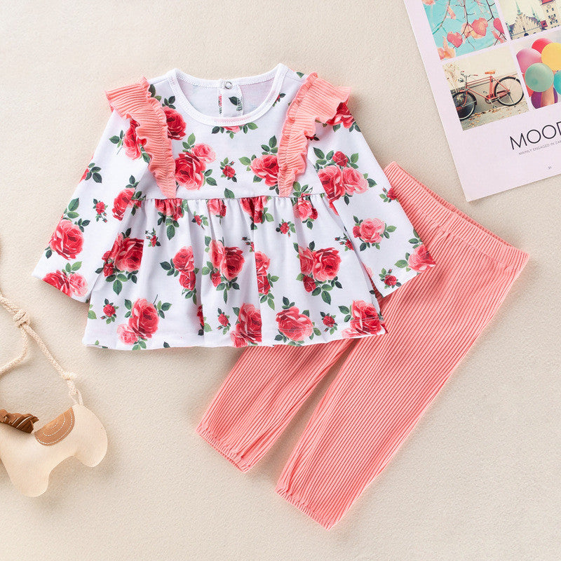 Baby girl dress trouser suit