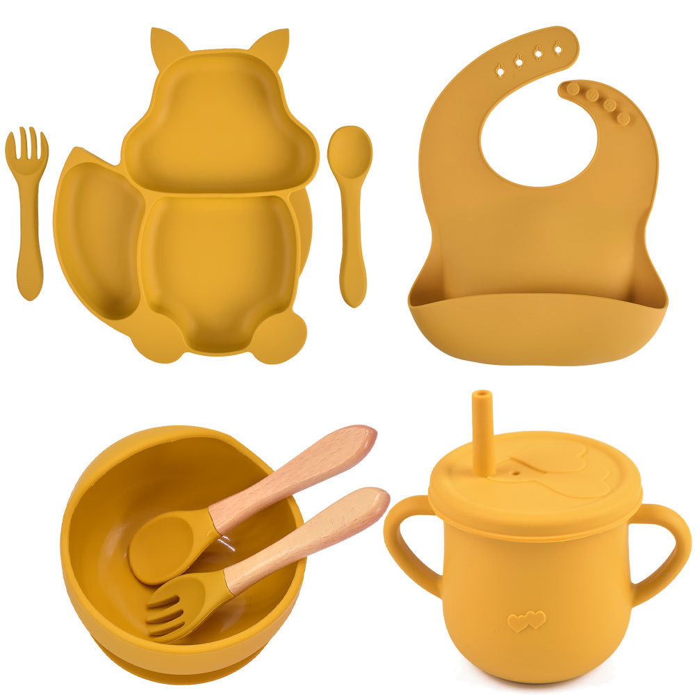 Silicone Baby Feeding Complementary Food Training Set