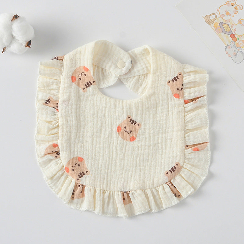 Baby Absorbent Cotton Teething Bib Set