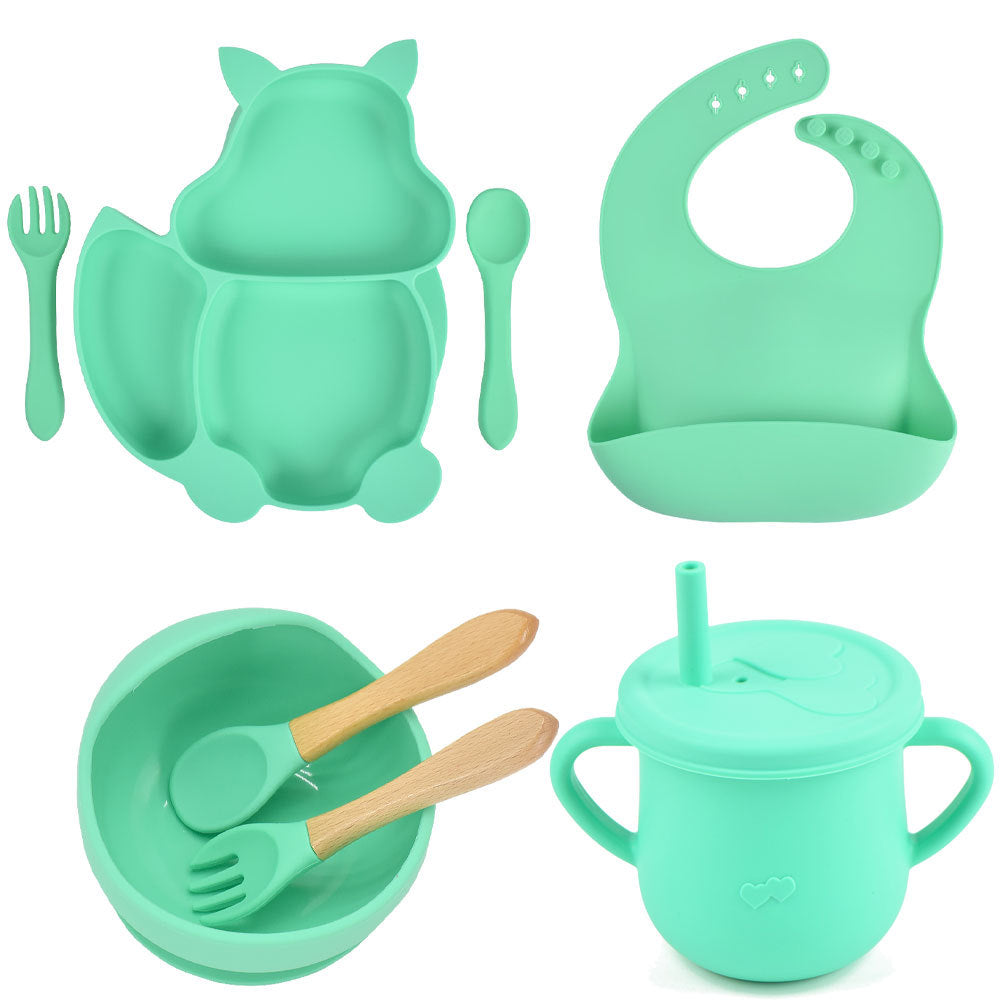 Silicone Baby Feeding Complementary Food Training Set