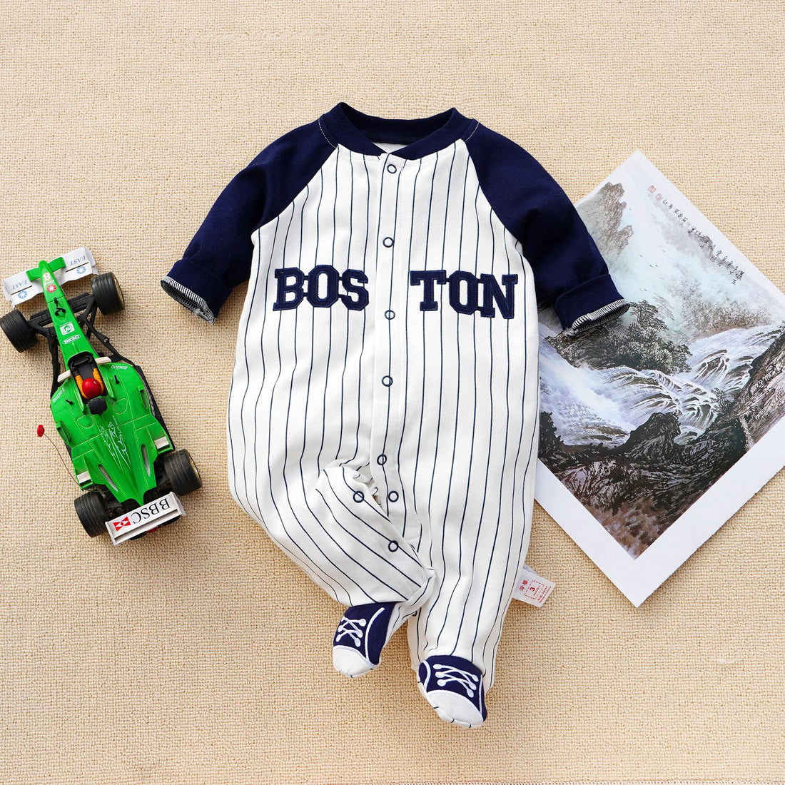 Baby Long Sleeve Cotton Jumpsuit