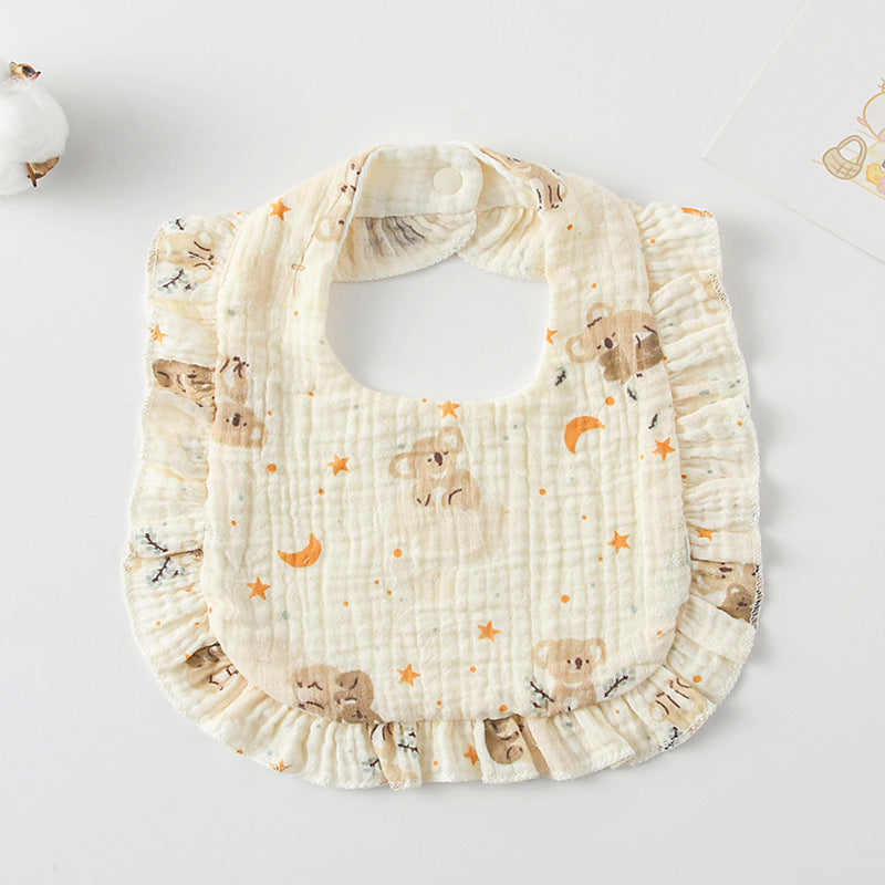 Baby Absorbent Cotton Teething Bib Set