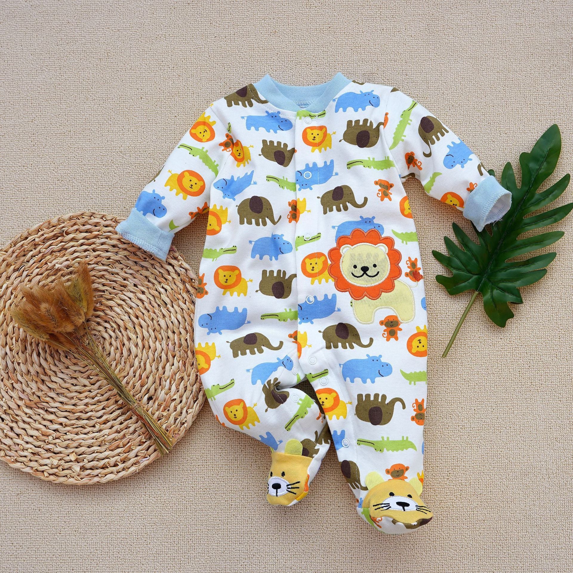 Baby Long Sleeve Cotton Jumpsuit