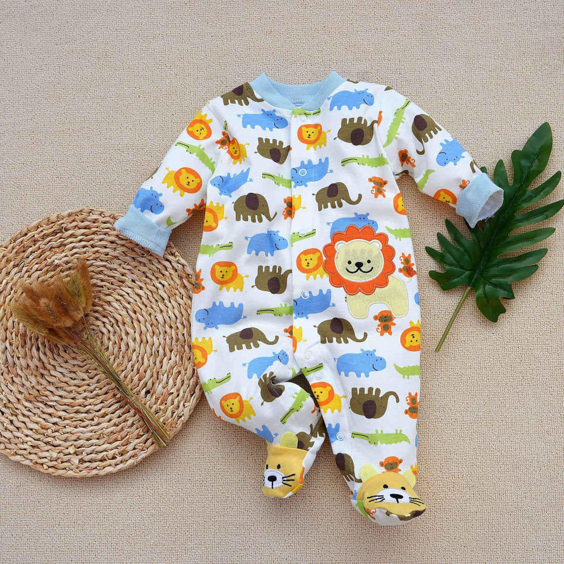 Baby Long Sleeve Cotton Jumpsuit
