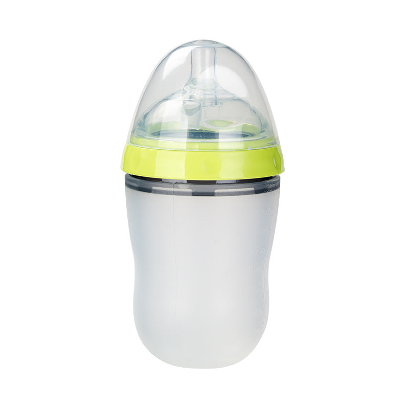 Breast Milk Silicone Baby Soft Feeding Bottle