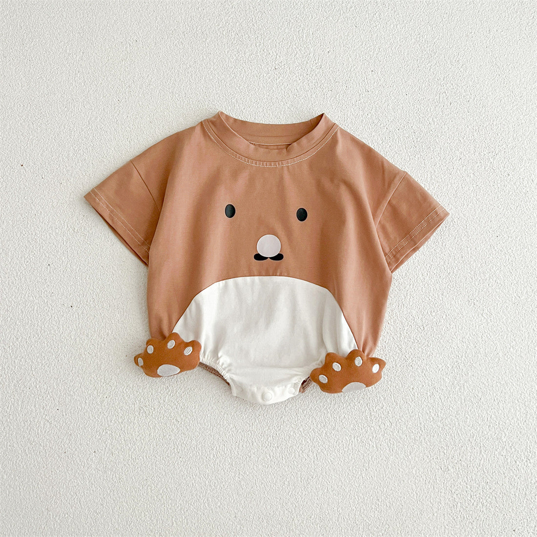 Newborn Cotton Triangle Rompers