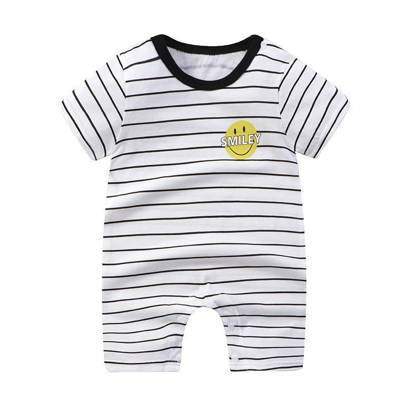Baby Purified Cotton Thin Short Sleeve Newborn Rompers