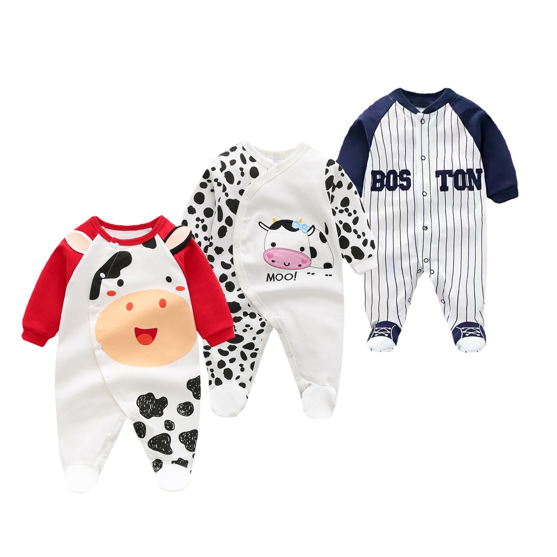 Baby Long Sleeve Cotton Jumpsuit