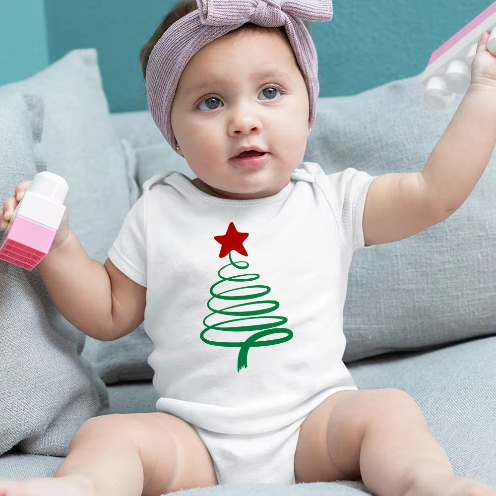 Baby Cotton Short Sleeve Rompers