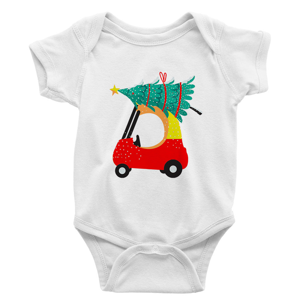 Baby Cotton Short Sleeve Rompers