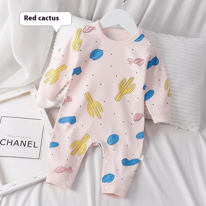 Autumn Clothing Pure Cotton Baby Rompers