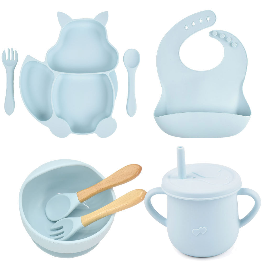 Silicone Baby Feeding Complementary Food Training Set