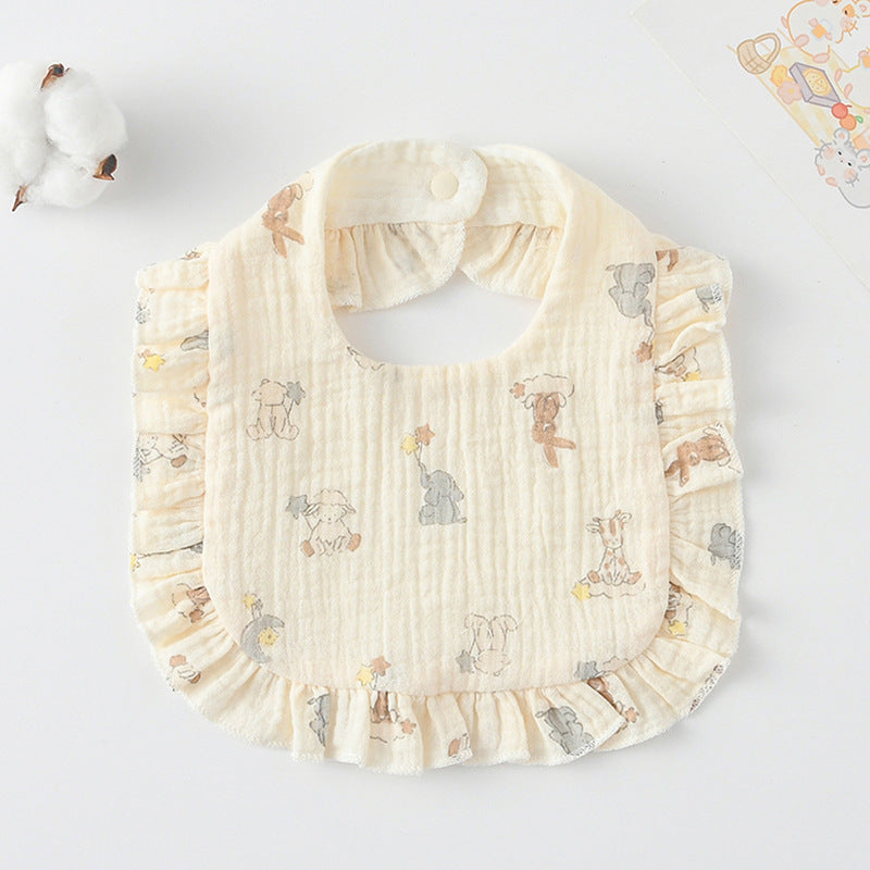 Baby Absorbent Cotton Teething Bib Set