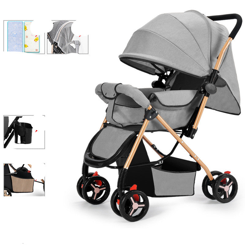 Baby Strollers Fold Lightly To Absorb Shock