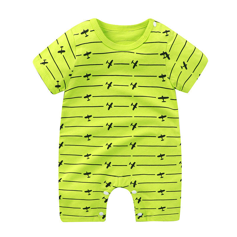 Baby Purified Cotton Thin Short Sleeve Newborn Rompers
