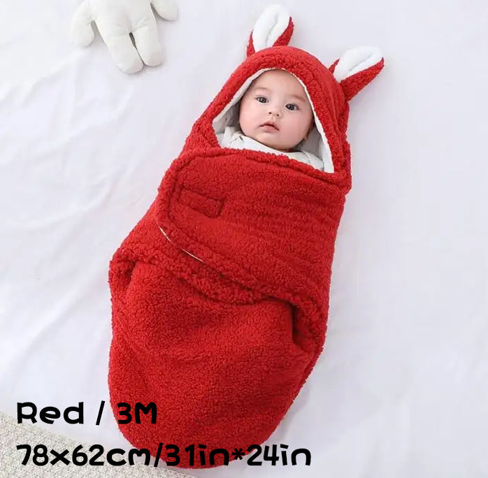 Super Soft Baby Sleeping Bag Wearable Swaddle