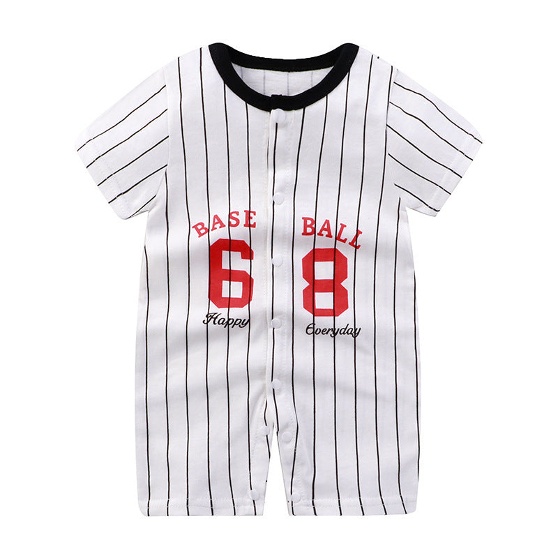 Baby Purified Cotton Thin Short Sleeve Newborn Rompers
