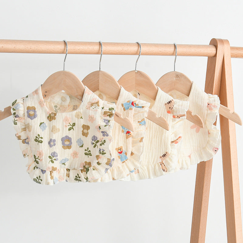 Baby Absorbent Cotton Teething Bib Set