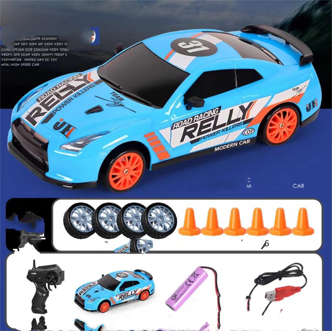 2.4G Drift Rc Car 4WD RC Drift Car Toy
