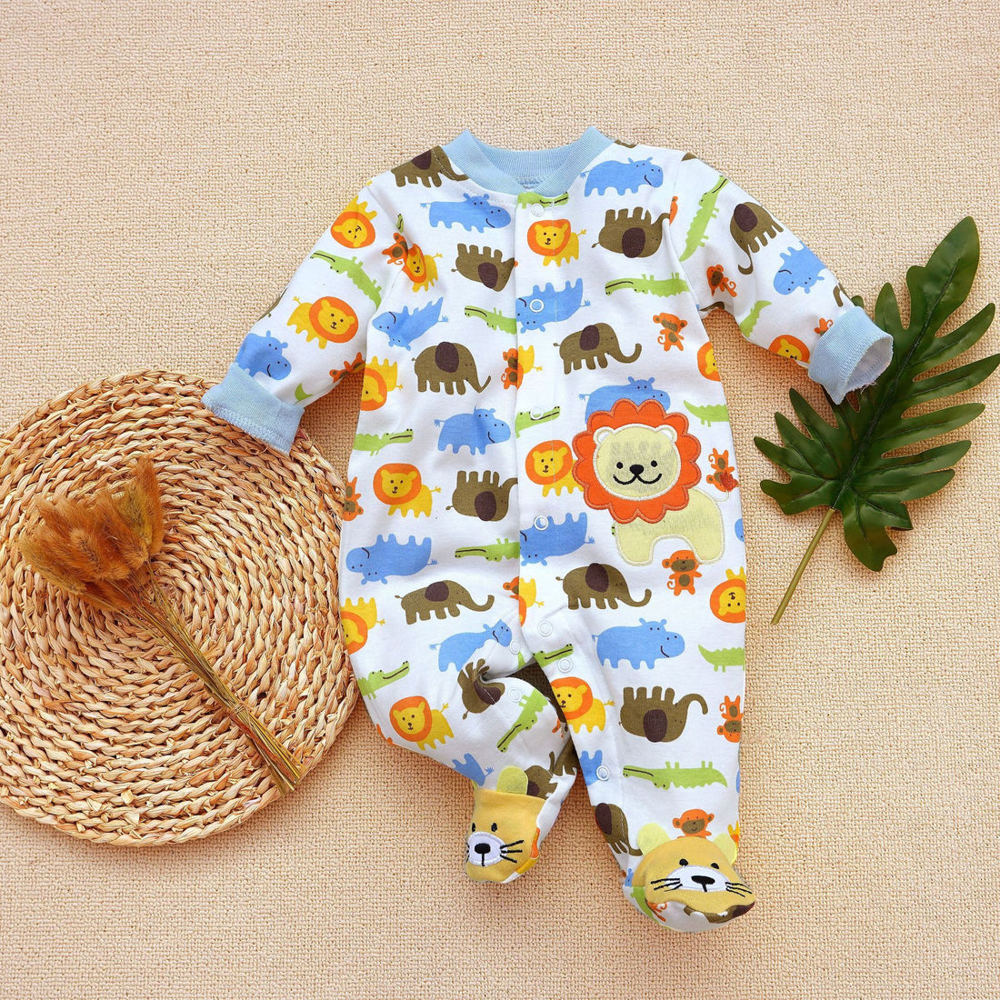 Baby Long Sleeve Cotton Jumpsuit