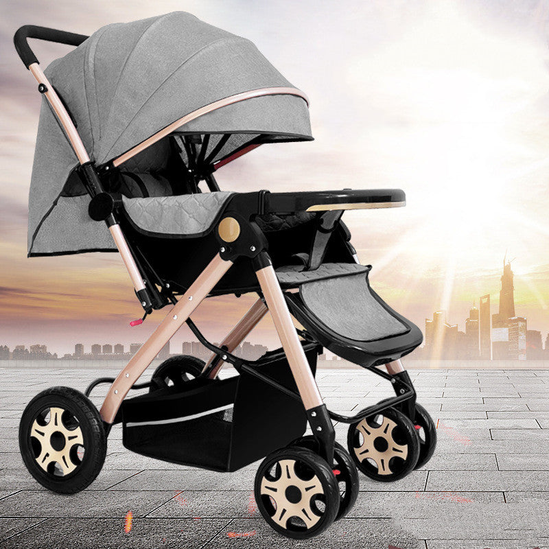 Baby Strollers Fold Lightly To Absorb Shock