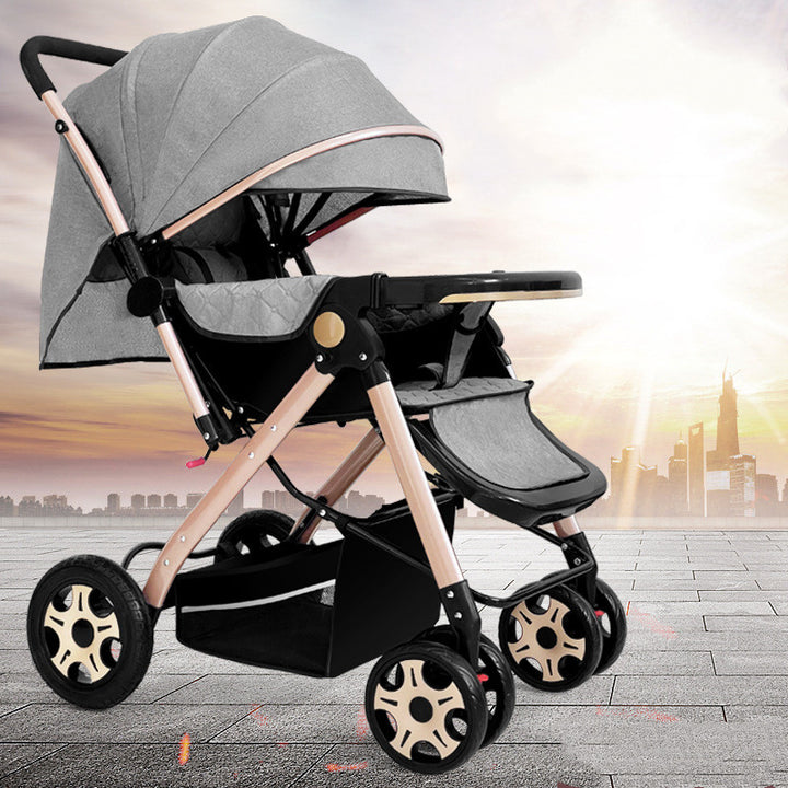 Baby Strollers Fold Lightly To Absorb Shock