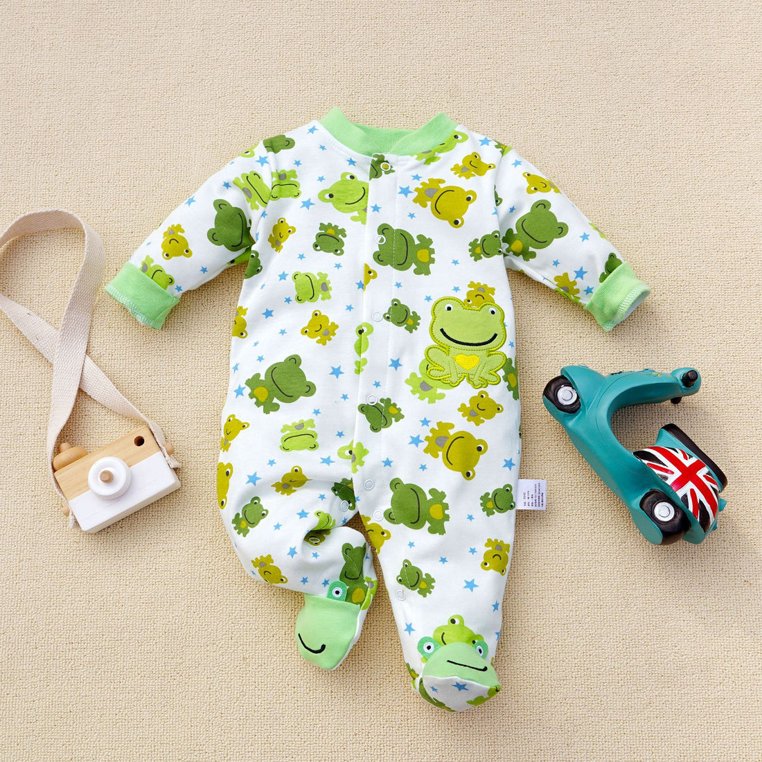 Baby Long Sleeve Cotton Jumpsuit