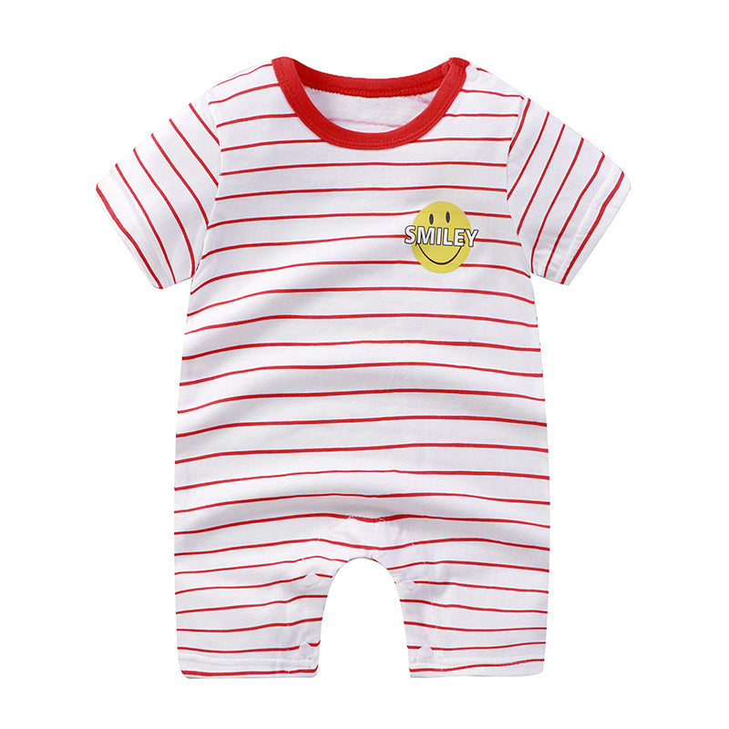 Baby Purified Cotton Thin Short Sleeve Newborn Rompers