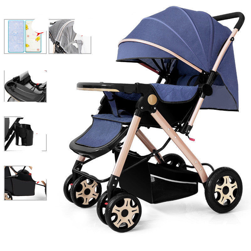 Baby Strollers Fold Lightly To Absorb Shock