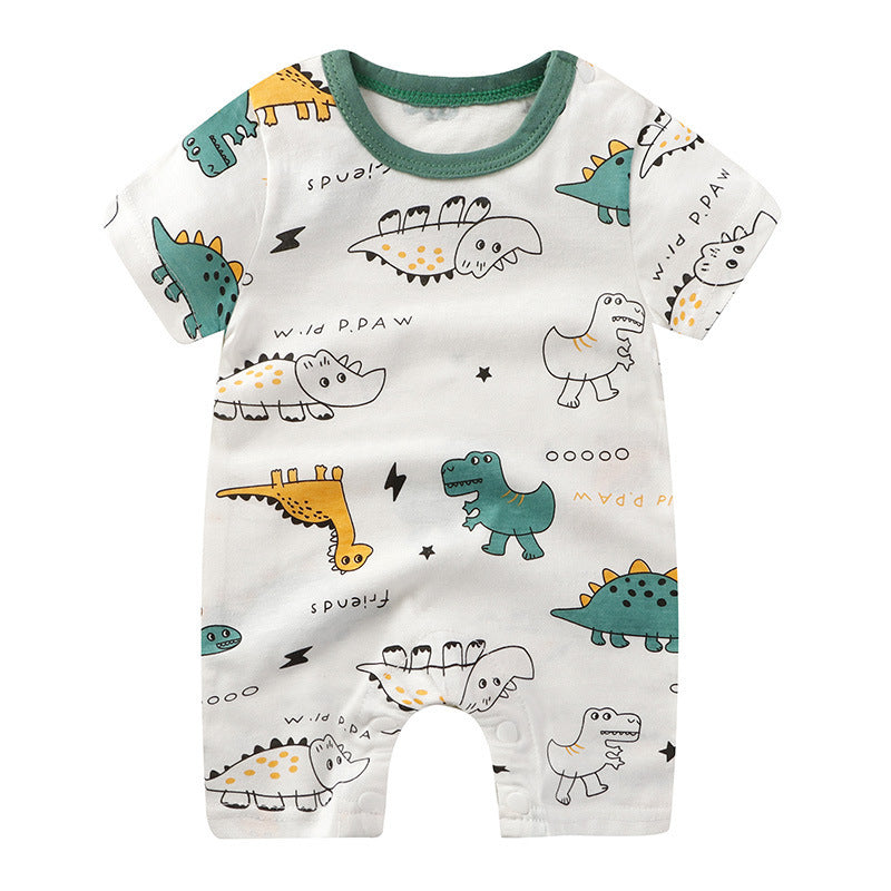 Baby Purified Cotton Thin Short Sleeve Newborn Rompers