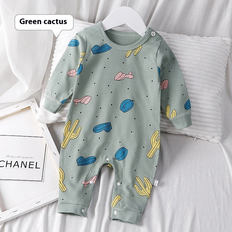 Autumn Clothing Pure Cotton Baby Rompers