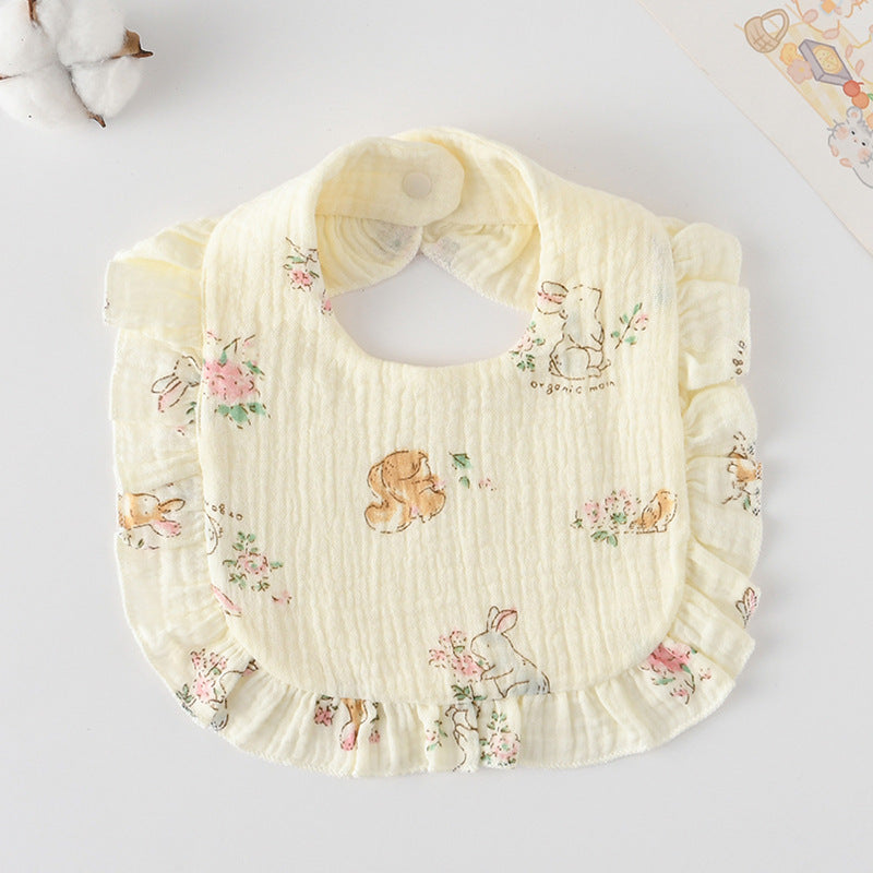 Baby Absorbent Cotton Teething Bib Set