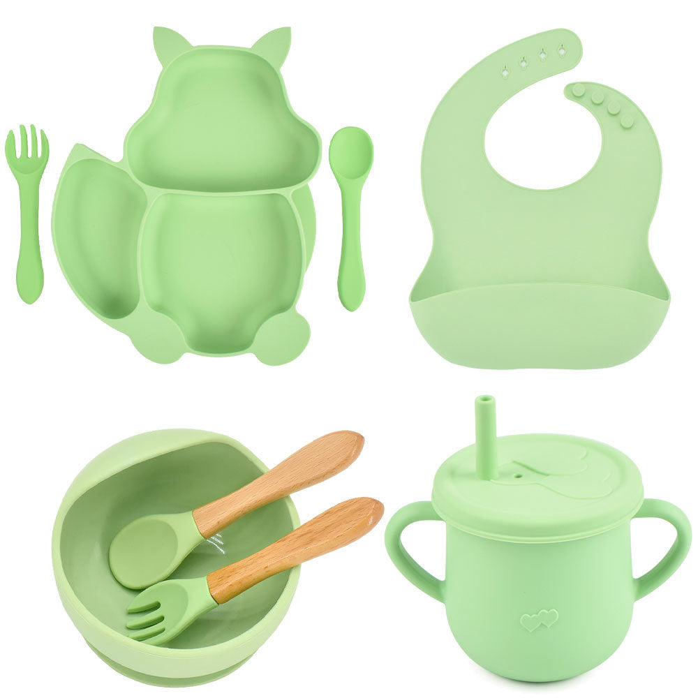 Silicone Baby Feeding Complementary Food Training Set