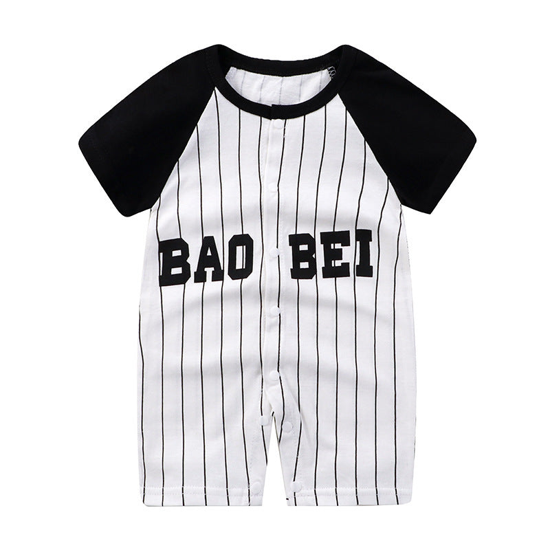 Baby Purified Cotton Thin Short Sleeve Newborn Rompers