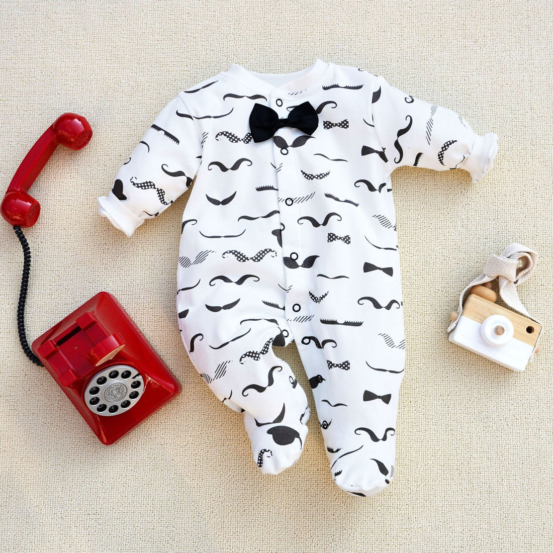 Baby Long Sleeve Cotton Jumpsuit
