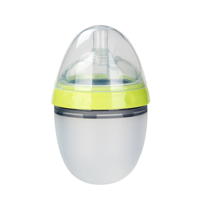 Breast Milk Silicone Baby Soft Feeding Bottle