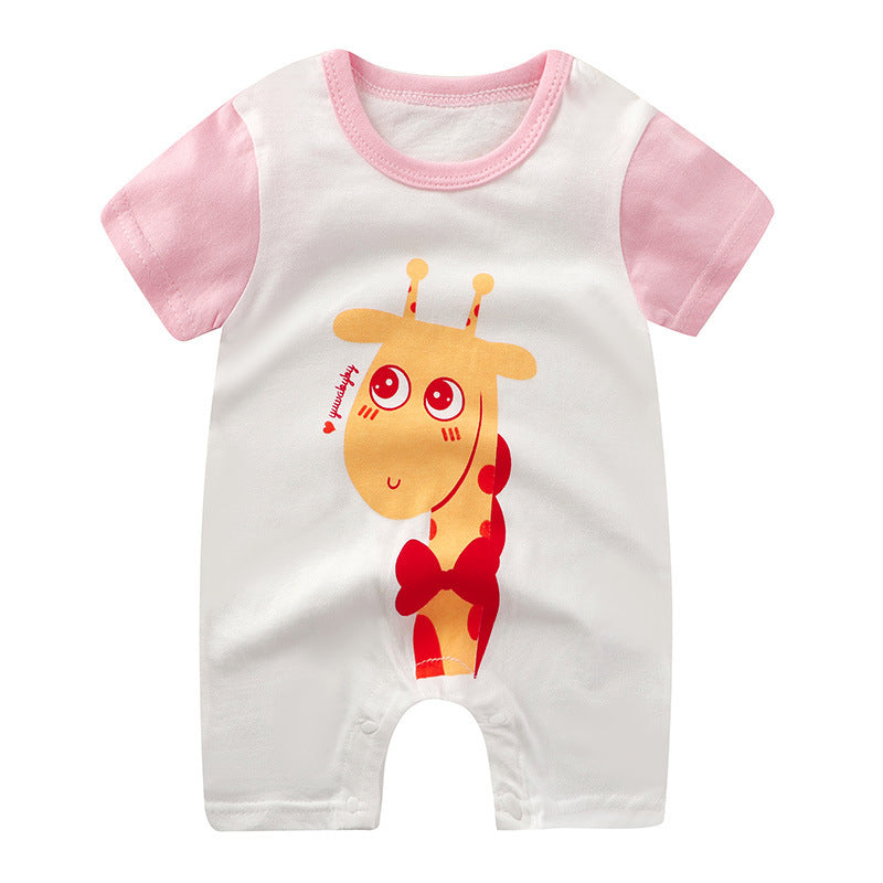 Baby Purified Cotton Thin Short Sleeve Newborn Rompers