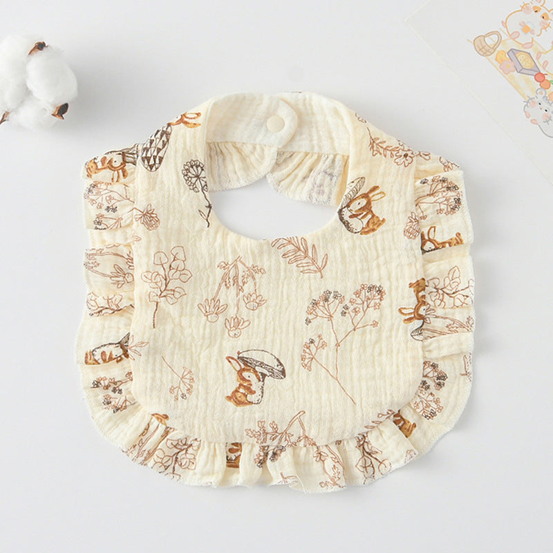 Baby Absorbent Cotton Teething Bib Set