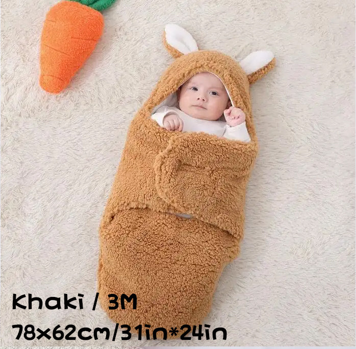 Super Soft Baby Sleeping Bag Wearable Swaddle