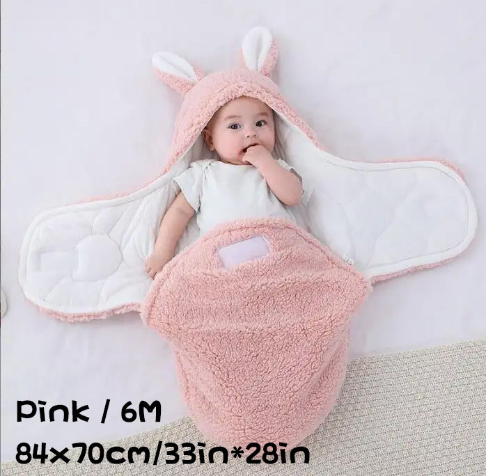 Super Soft Baby Sleeping Bag Wearable Swaddle