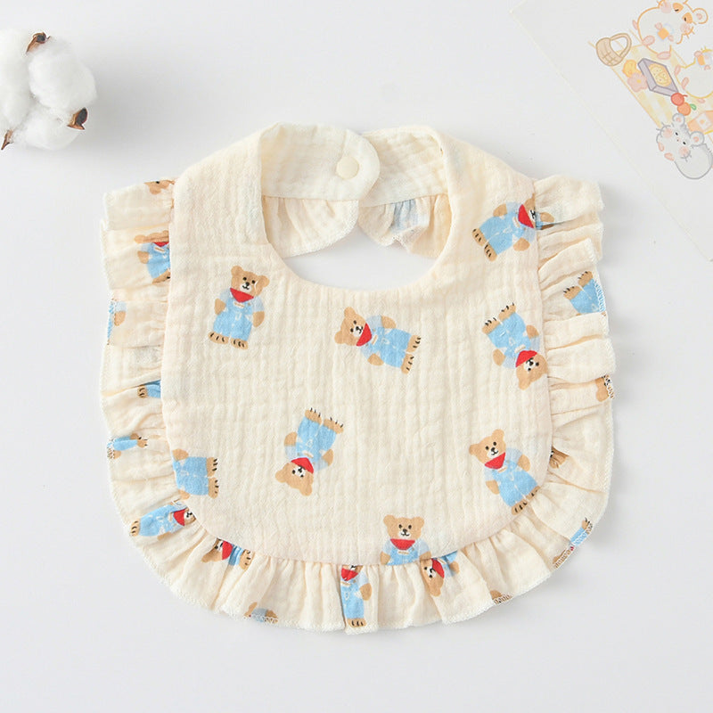 Baby Absorbent Cotton Teething Bib Set