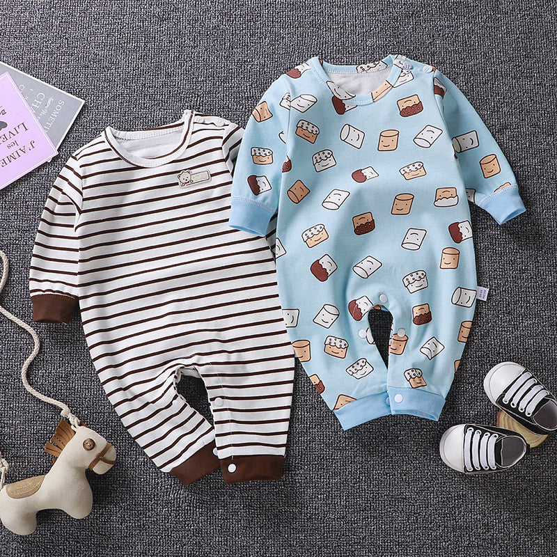 Autumn Clothing Pure Cotton Baby Rompers