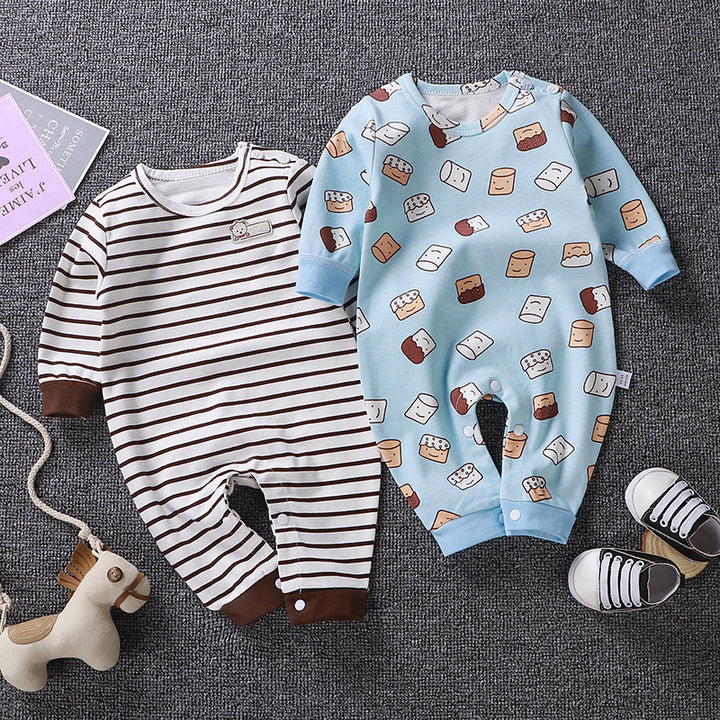 Autumn Clothing Pure Cotton Baby Rompers